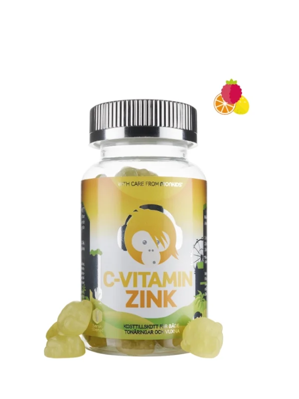 Multi Tonår C-vitamin Zink Monkids Fruktsmak